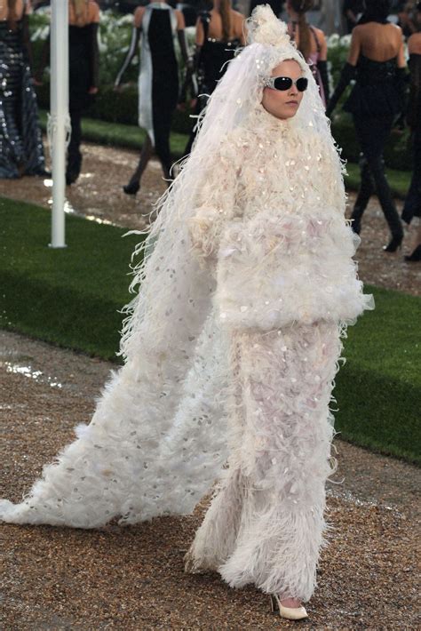 chanel wedding dress vintage|61 Iconic Karl Lagerfeld.